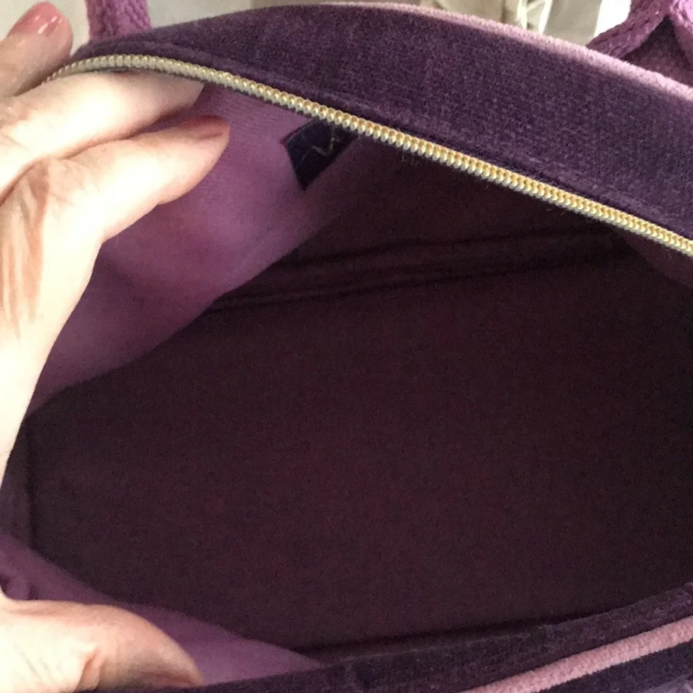 Victoria's Secret Purple and Gold Heart Bag-Vintage‎